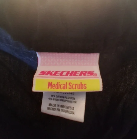 Skechers Black Medical Scrubs Large Womens - Picture 3 of 4